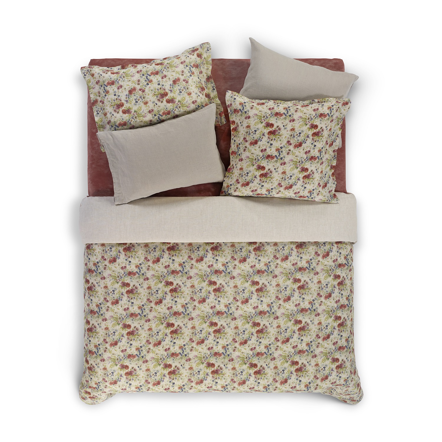 картинка Комплект постельного белья из льна Breeze printed от магазина Textile House